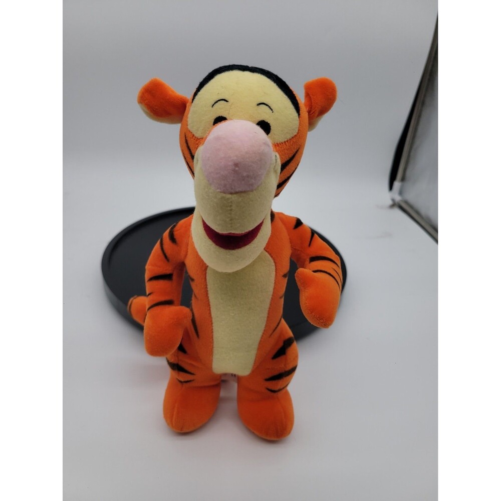 Mattel Disney Winnie the Pooh Tigger 11" plush, firm body, stands, Walt Disney